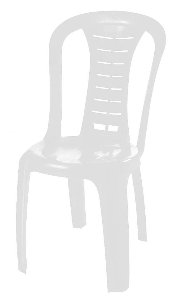 כיסא פלסטיק דוד לבן