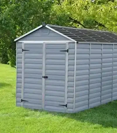 מחסן גינה סקיילייט 6X12 אפור