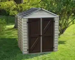 בית חדש 22 מחסן גינה סקיילייט 6X5 טאן