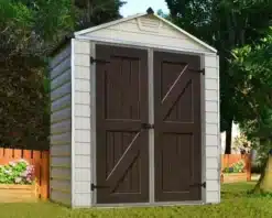 בית חדש 20 מחסן גינה סקיילייט 6x3 טאן
