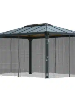 רשתות נגד יתושים לגזיבו מרטיניק 3×4.3 - התקנה עצמית