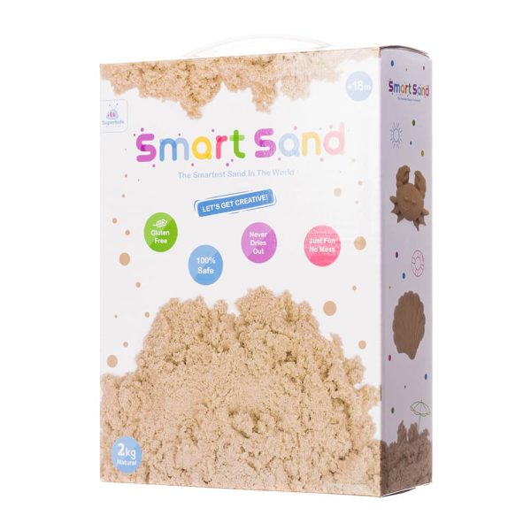 Smart Sand – חול קינטי במארז 2 קילו - צבע טבעי