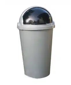 פח מצחייה אפור 50 ליטר פלסטיק