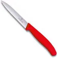 סכין מטבח ויקטורינוקס victorinox - משונן שפיץ, אדום