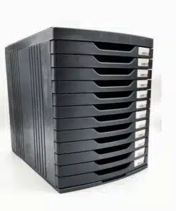 6125 מגירון 12 תאים שחור