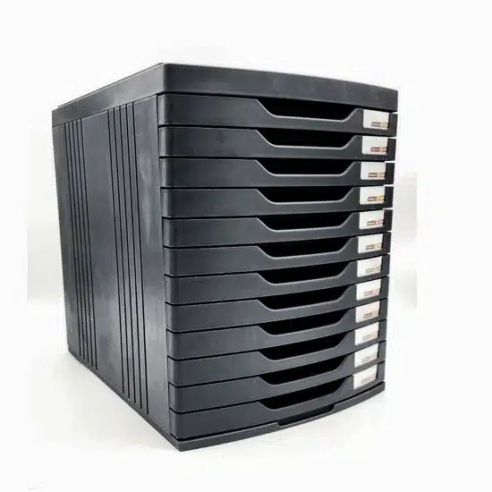 6125 מגירון 12 תאים שחור