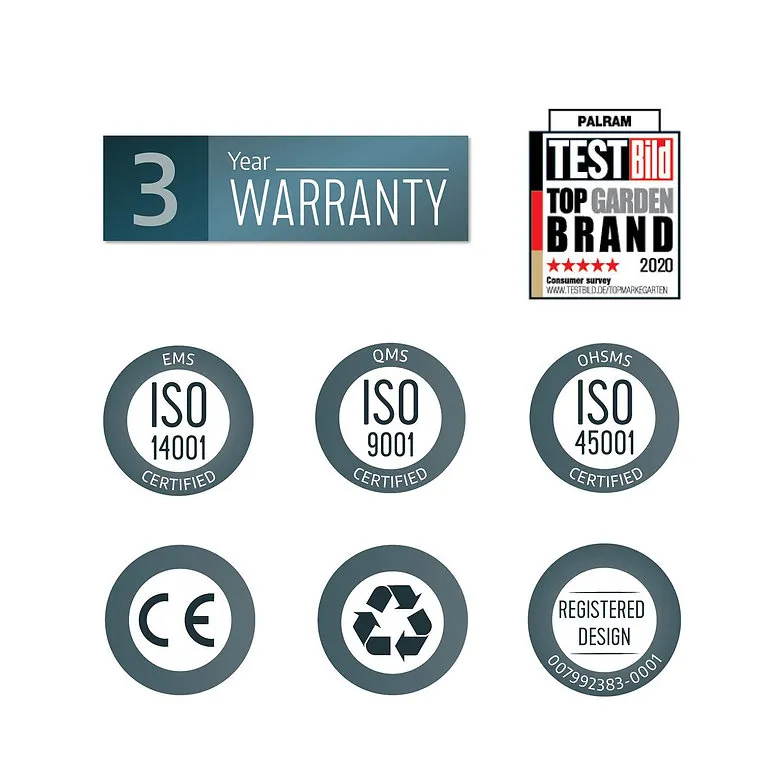 ⁦גגון Bremen אפור שקוף 0.9x2.1⁩ – תמונה ⁦2⁩