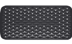 ראש מקלחת שחור 20*18 TIGER 3F