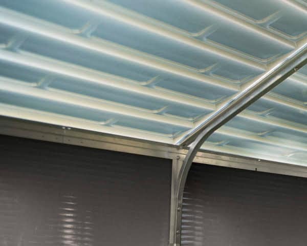 ⁦מחסן גינה רוביקון אפור 2.4X2.4 מטר⁩ – תמונה ⁦7⁩