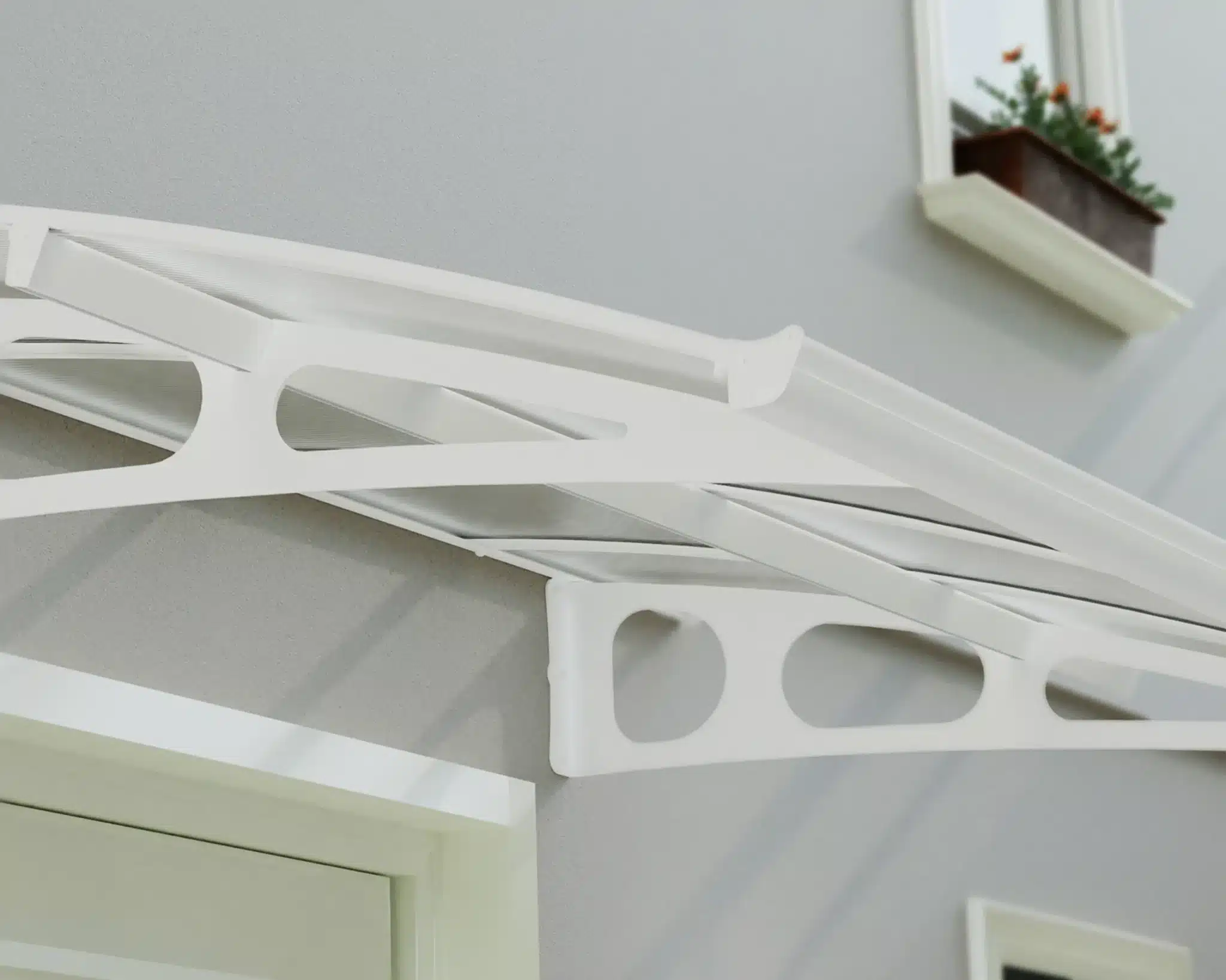 גגון בורדו 6690 לבן כפול דופן