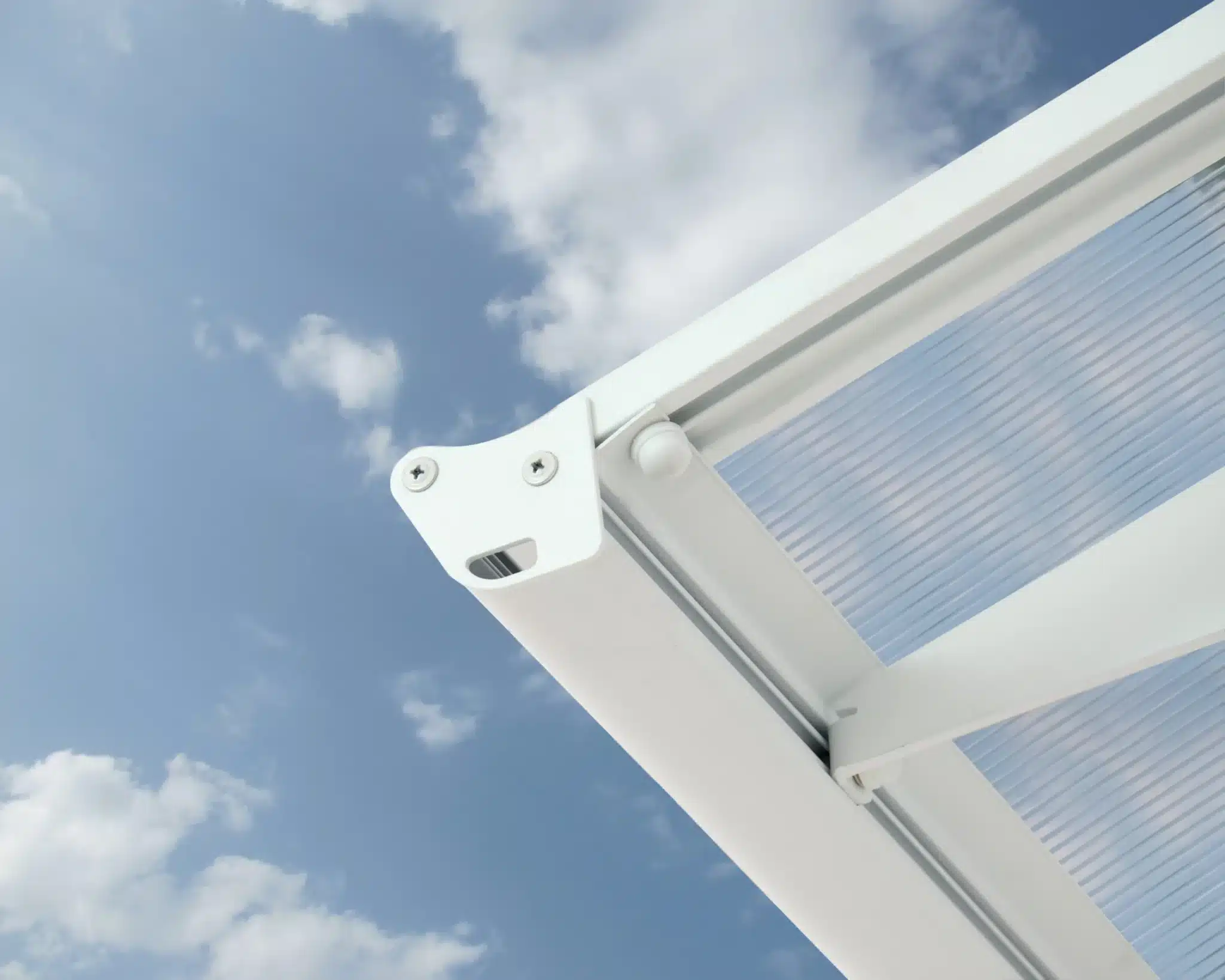 גגון בורדו 6690 לבן כפול דופן