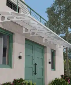 גגון בורדו 6690 לבן כפול דופן