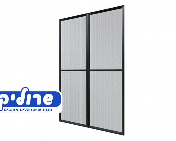 סט דלתות רשת אפורות