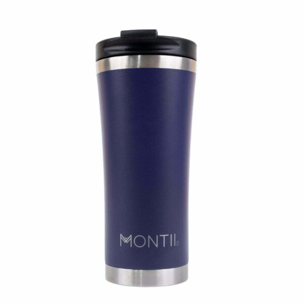 ⁦כוס קפה תרמית מנירוטסה כפולה ענק - קובלט MontiiCo Mega Coffee Cup - Cobalt⁩ – תמונה ⁦4⁩