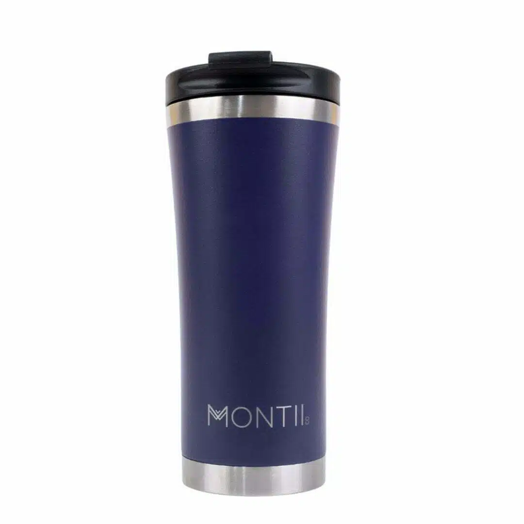 ⁦כוס קפה תרמית מנירוטסה כפולה ענק - קובלט MontiiCo Mega Coffee Cup - Cobalt⁩ – תמונה ⁦4⁩