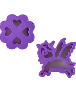 חותכן ללחם בצורת  חד קרן Lunch Punch Sandwich Cutters - Unicorn
