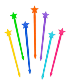 סט 7 קיסמים קשת Stix by Lunch Punch - Rainbow (7 pack)