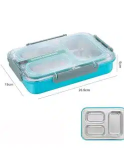 קופסת נירוסטה 3 תאים