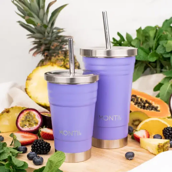 ⁦כוס שייקים מיני - ענבים MontiiCo Mini Smoothie Cup - Grape⁩ – תמונה ⁦2⁩
