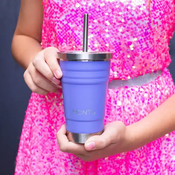 ⁦כוס שייקים מיני - ענבים MontiiCo Mini Smoothie Cup - Grape⁩ – תמונה ⁦3⁩