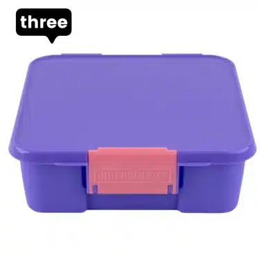 Little Lunch Box - קופסת בנטו מחולקת 3 תאים - Grape