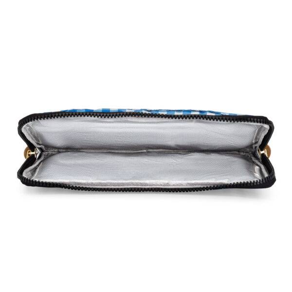 ⁦תיק יאמבוקס Vichy Blue poche⁩ – תמונה ⁦3⁩