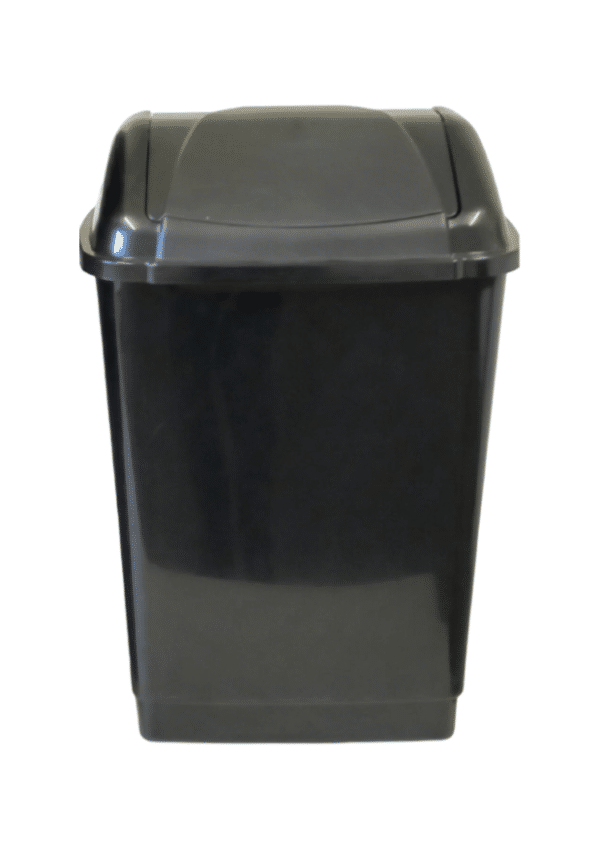 פח שובך שחור AL 50L גימור מבריק