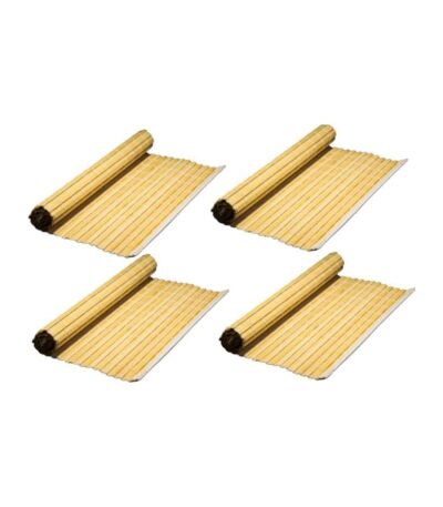 רביעיית פלייסמט במבוק איכותי גוון אורן Pine  6144