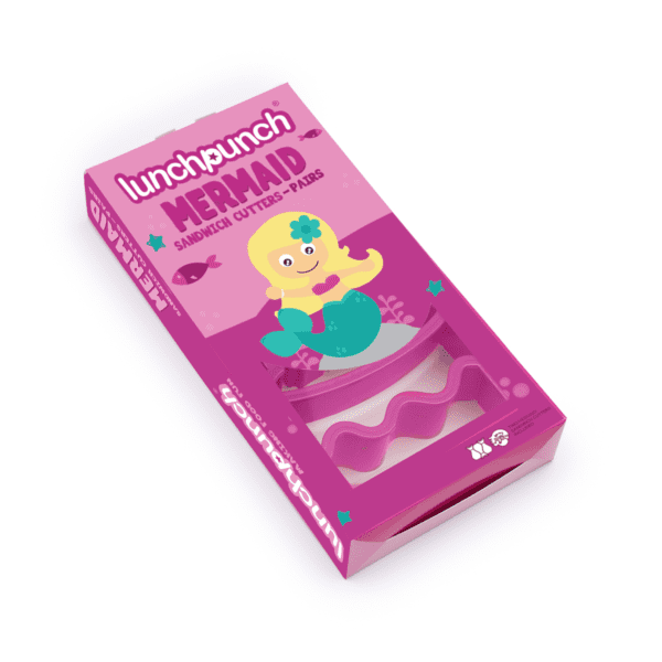 ⁦חותכני לחם בתולת ים Lunch Punch Sandwich Cutters - Mermaid⁩ – תמונה ⁦10⁩