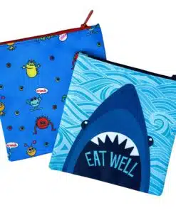 סט 2 תיקי יאמבוקס לסנדוויץ Pacific Shark + Monsters