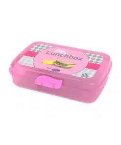 קופסת אוכל מחולקת ורוד 2411