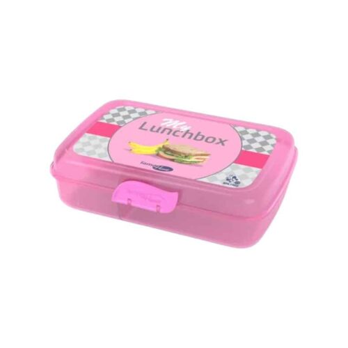 קופסת אוכל מחולקת ורוד 2411