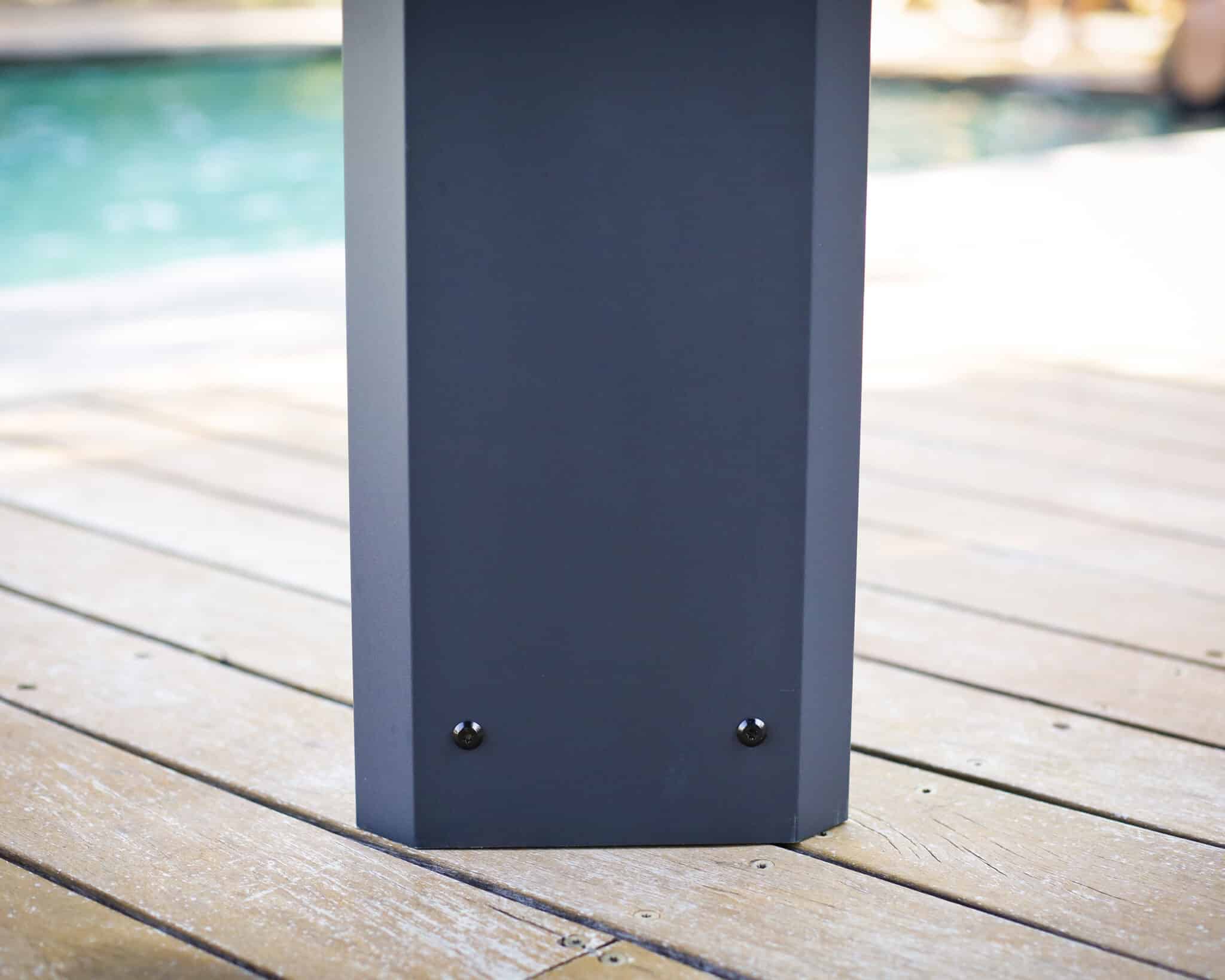 גזיבו לגינה Dallas 4.3x4.9 רחב בצבע אפור