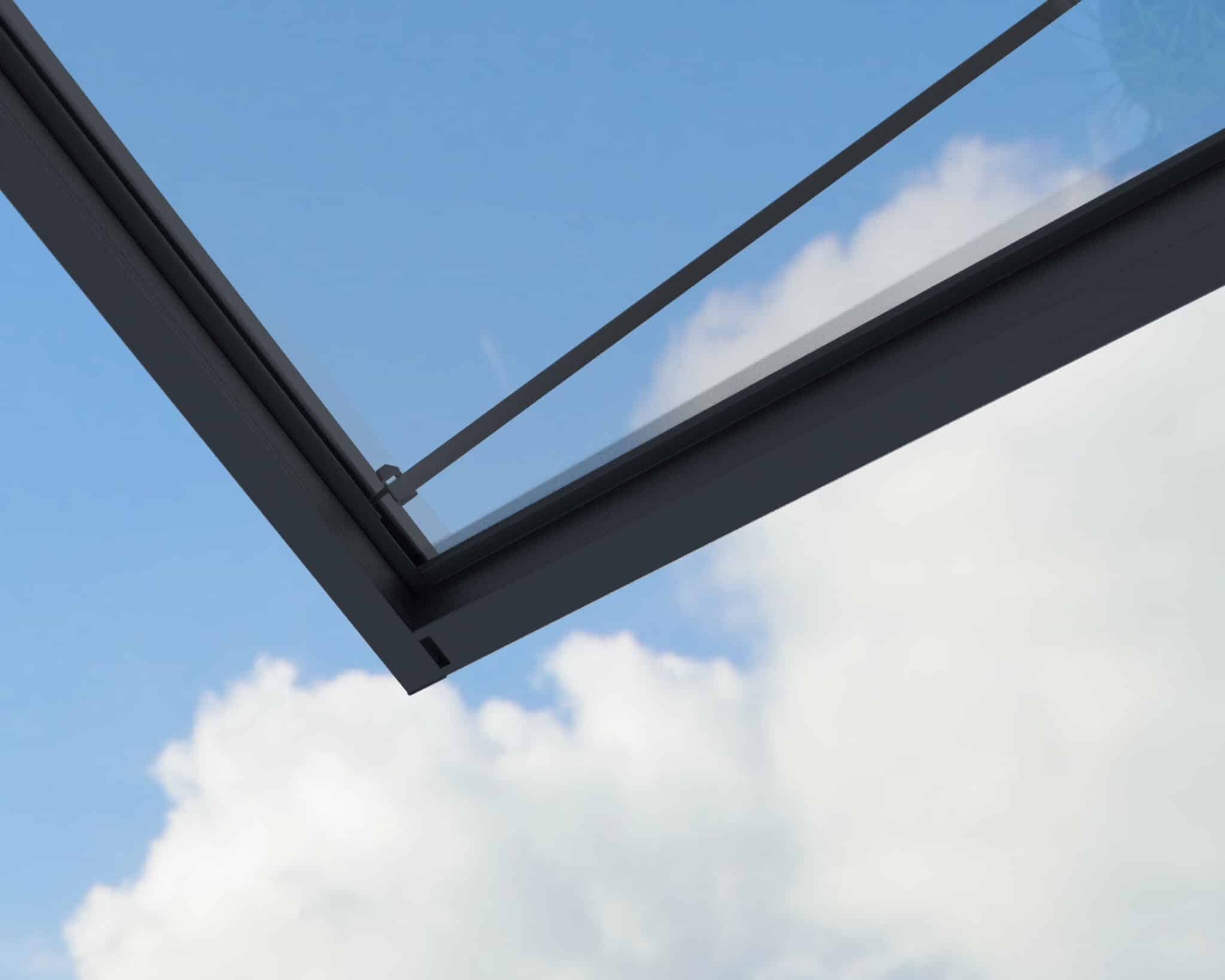 גגון Sophia XL אפור שקוף 1.4X8.5