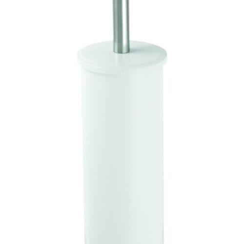 סט מברשת שרותים נירוסטה יוקרתי לבן 2303-Photoroom