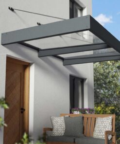 גגון Sophia XL אפור 1.4x1.9 - קירוי שקוף 2691