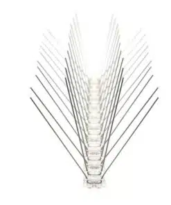 דוקרן דוקרנים להרחקת יונים וציפורים (נירוסטה, בסיס PC פוליקרבונט 40 קוצים) 1540