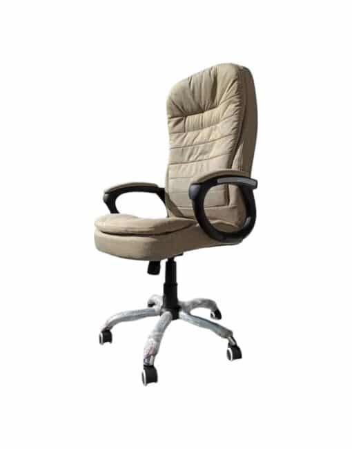 כסא מנהלים מפואר ויוקרתי Madonna Cotton 9625 חאקי