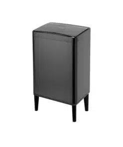 פח אלקטרוני על רגל 30 ליטר דגם יהלום | פח למטבח | פח אשפה מעוצב עם רגליים שחור 4815