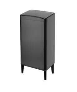 פח אלקטרוני על רגל 50 ליטר דגם יהלום | פח למטבח | פח אשפה מעוצב עם רגליים 4817 שחור