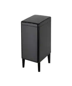 פח אלקטרוני צר על רגל 30 ליטר דגם יהלום | פח למטבח | פח אשפה מעוצב - פח צר עם רגליים שחור 4819