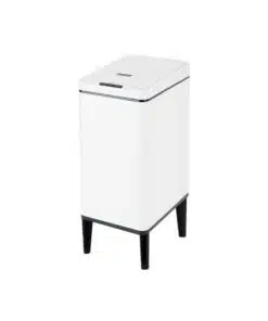 פח אלקטרוני צר על רגל 30 ליטר דגם יהלום | פח למטבח | פח אשפה מעוצב - פח צר עם רגליים לבן 4820