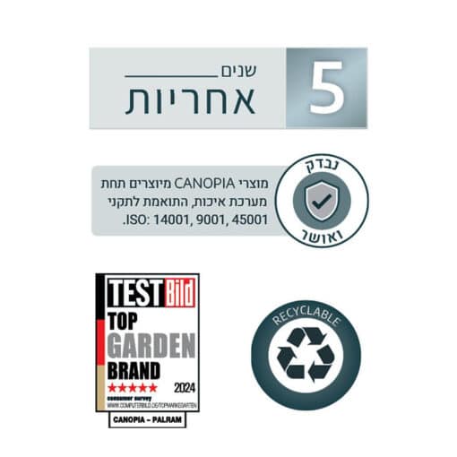 חממת עץ NATURA 2.4x3.6 2866