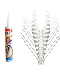 מארז 25 דוקרנים להרחקת יונים כולל דבק סיליקון במתנה 99981540