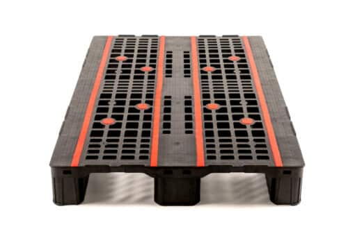 משטח פלסטיק 120X80 סיפון מלא + שלושה סקידים 9003