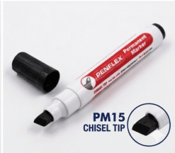 בית חדש 29 6156 טוש שחור ראש שטוח פרמננט PM15