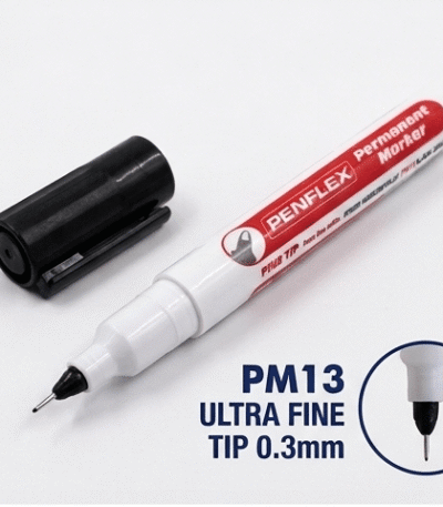 טוש שחור ראש עגול 0.3 ממ פרמננט PM13 6158