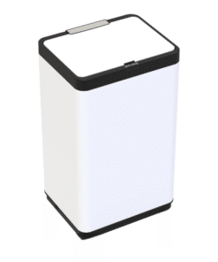 5704 פח טאצ' 50 ליטר לבן דגם לוטוס | פח יוקרתי למטבח