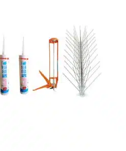 דוקרן קילשון נגד יונים וציפורים כולל 2 יח' סיליקון ואקדח תואם במתנה