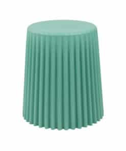 6554 ZIG ZAG STOOL - שרפרף רב תכליתי | עציץ יוקרתי | שולחן צד יוקרתי גוון Sage Grn